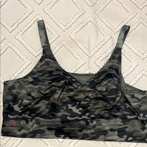 Ruby Ribbon Black and Green Camouflage Demi Bra size 44